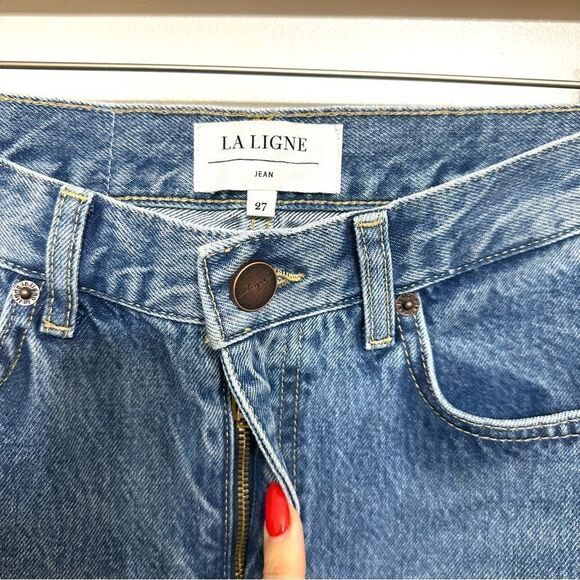 La Ligne Molly High-Rise Straight Jean - Picture 4 of 9